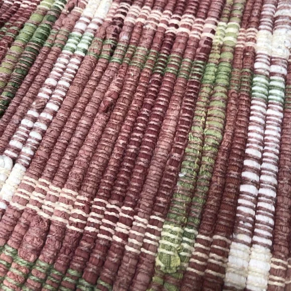 Distressed Throw Rug - Picture 3 of 6